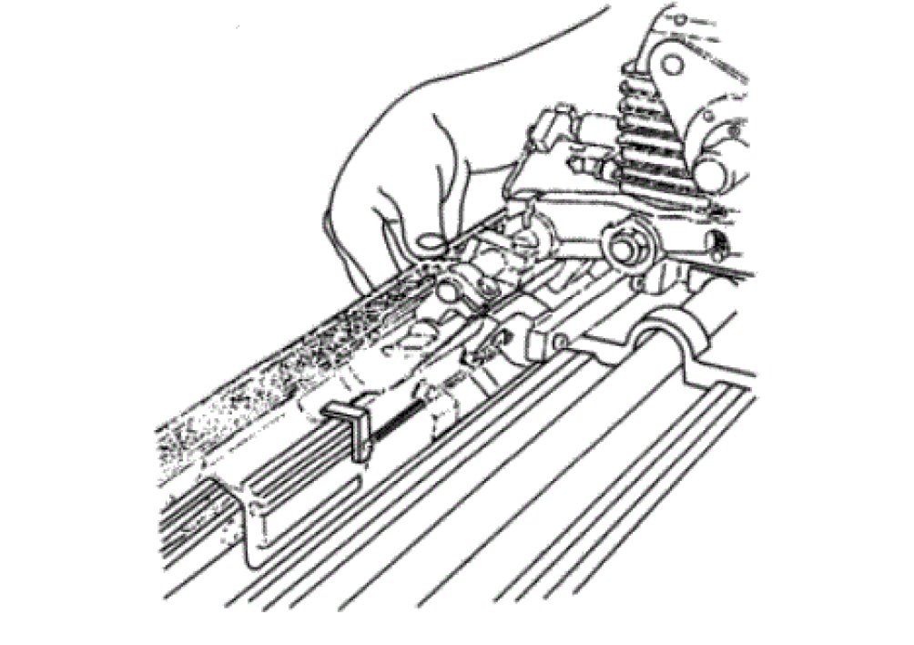 Fig.6 Adjustment of tuck-in device