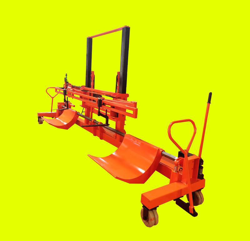 SINO-1500A Hydraulic Beam & Heald Frame Lift Trolley with Bucket